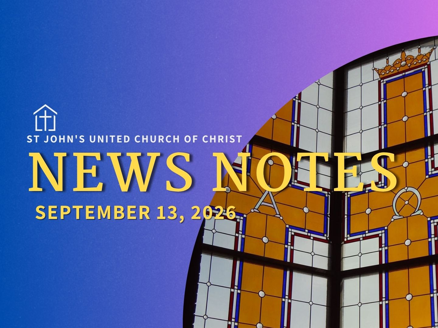 News Notes, September 13, 2026